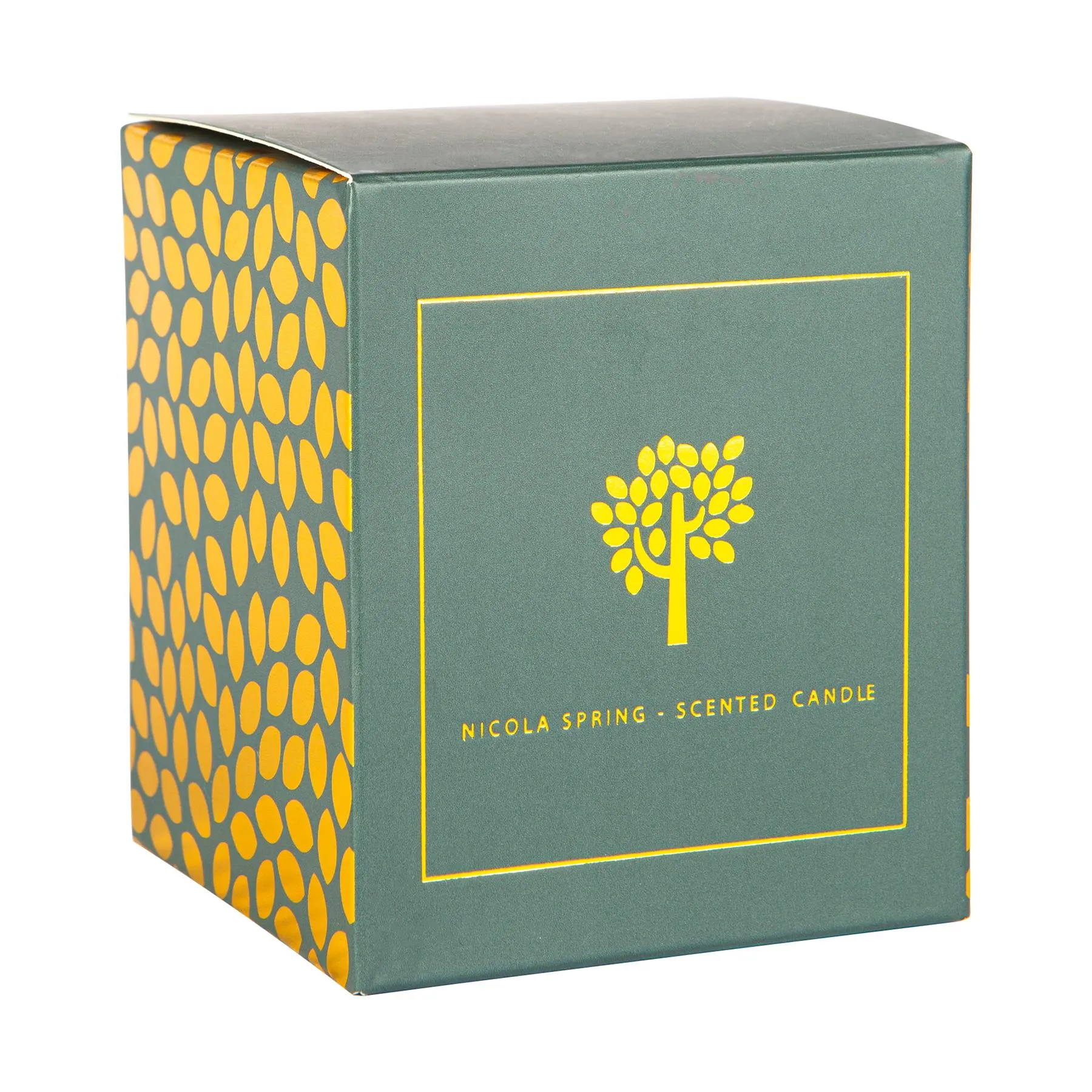 130g Sandalwood & Jasmine Scented Soy Wax Candle - By Nicola Spring