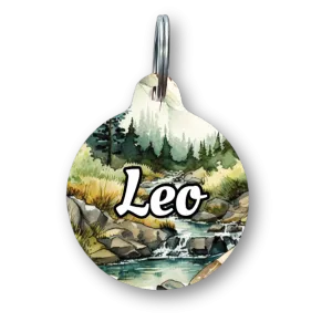 Deep Woods Circle Pet Tag