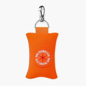 Dog Friendly Co. Dog Poop Bag Holder Hi-Vis Orange