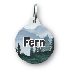 Face North Circle Pet Tag
