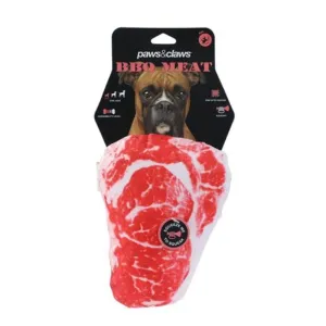 Feed Me BBQ Steak Pet Toy - 20cm x 5cm