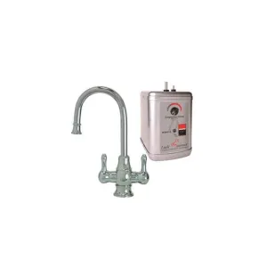 Mountain Plumbing MT1851DIY-NL Francis Anthony Hot & Cold Water Faucet & Little Gourmet Hot Water Tank