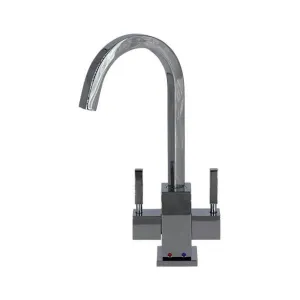 Mountain Plumbing MT1881-NL Hot Cold Water Faucet with Contemporary Square Body