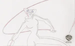 The Batman Original Production Drawing: Catwoman