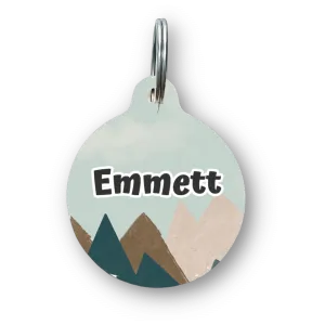 The Climb Circle Pet Tag